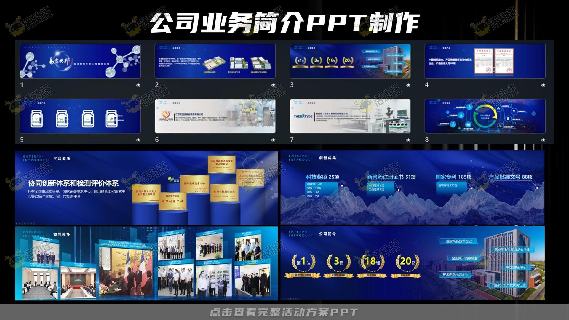 PPT方案制作&设计美化部分作品展示