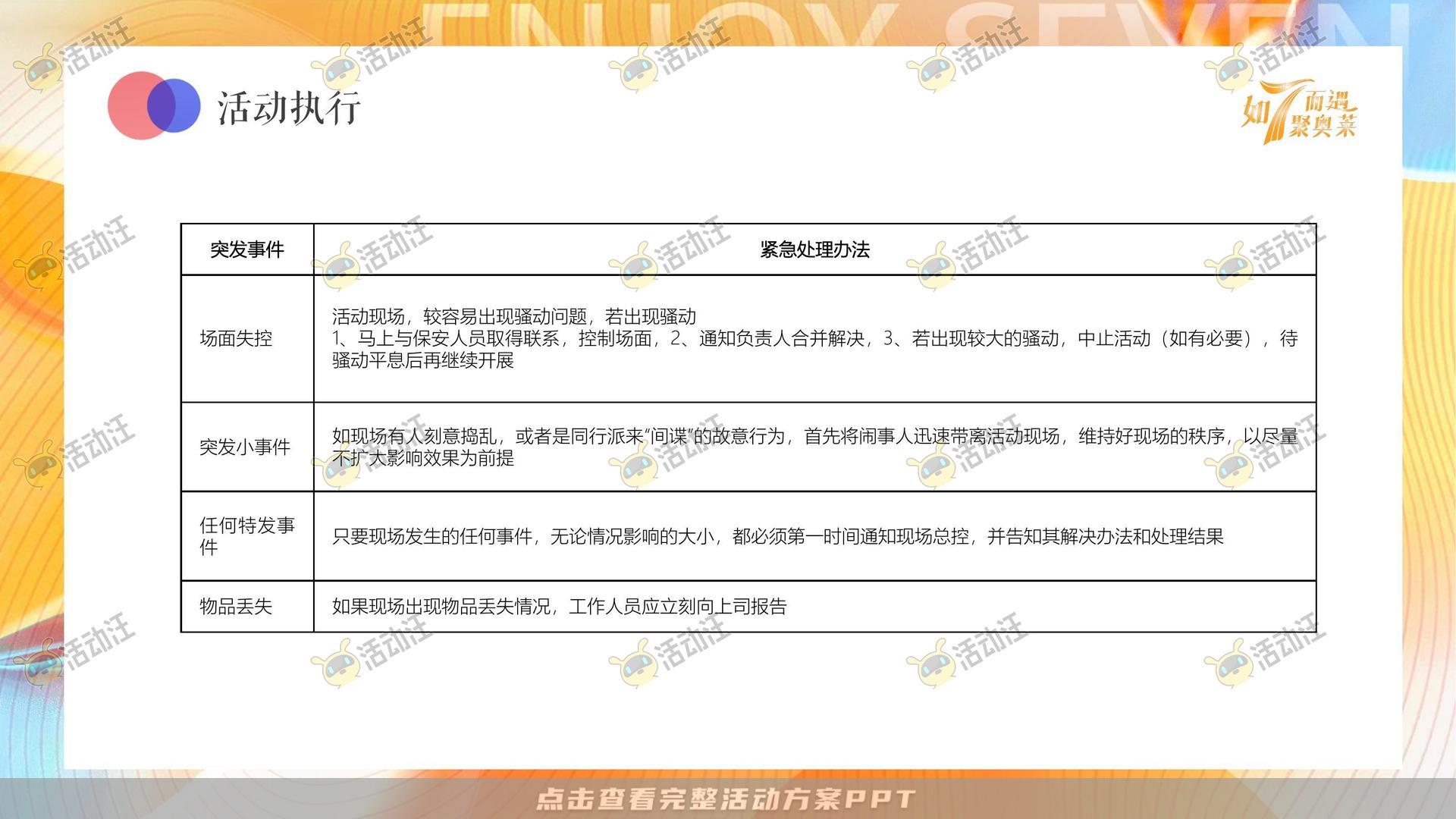 嘉年华活动策划方案