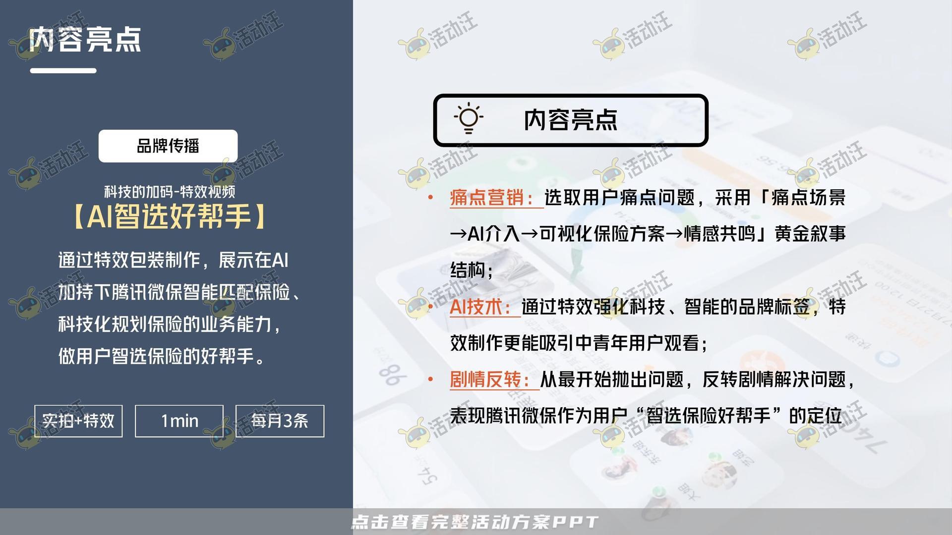 保险&金融行业短视频运营全案