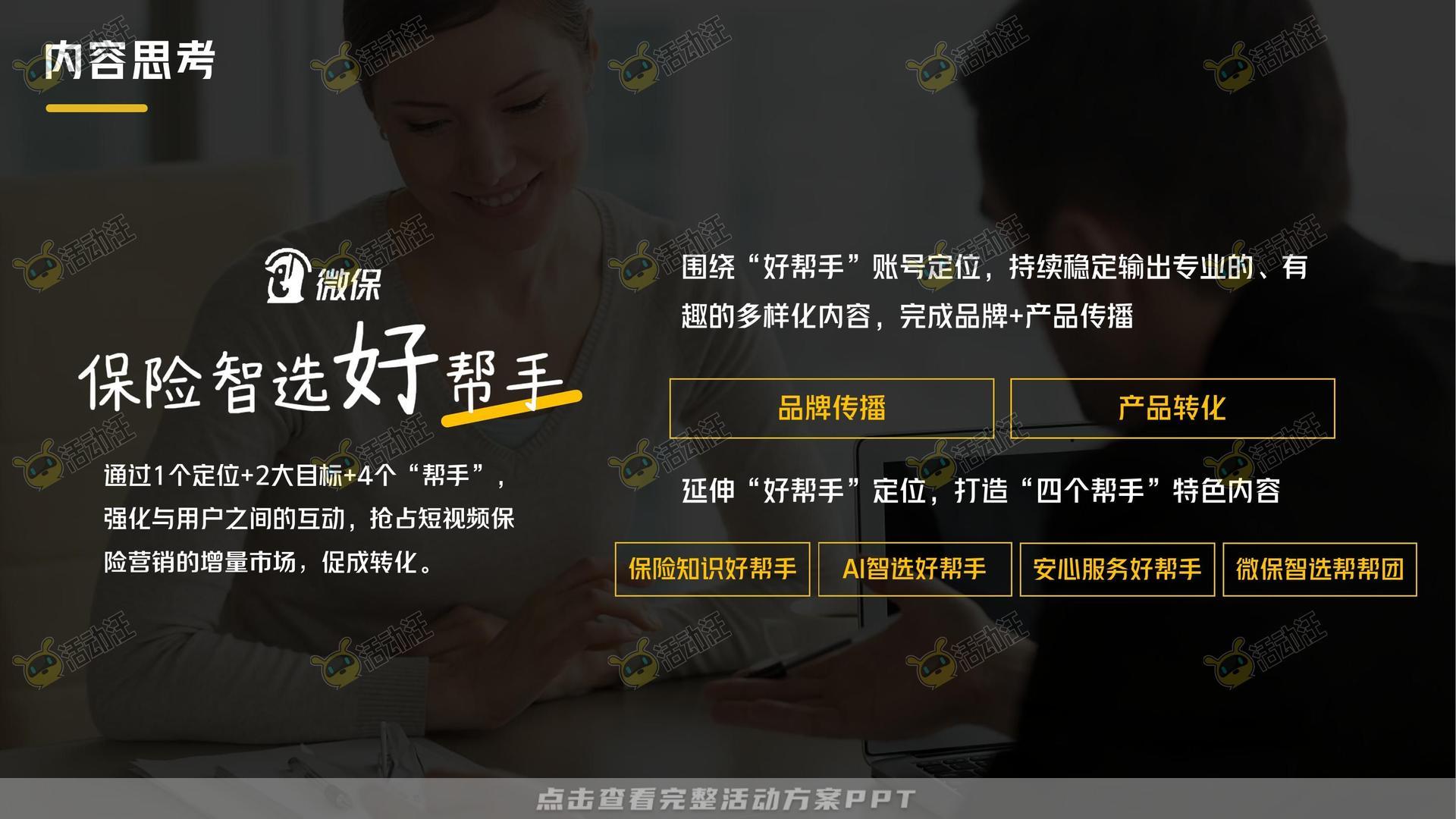 保险&金融行业短视频运营全案