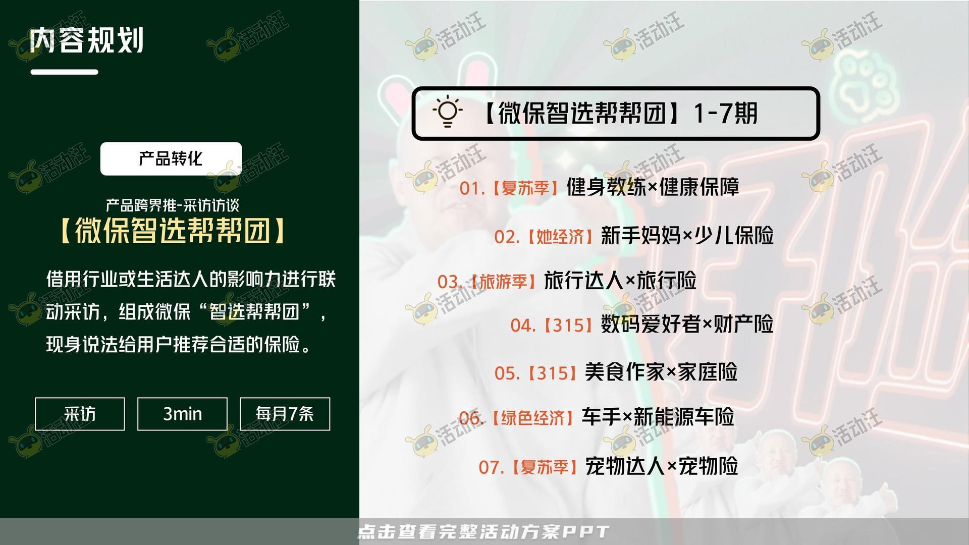 保险&金融行业短视频运营全案