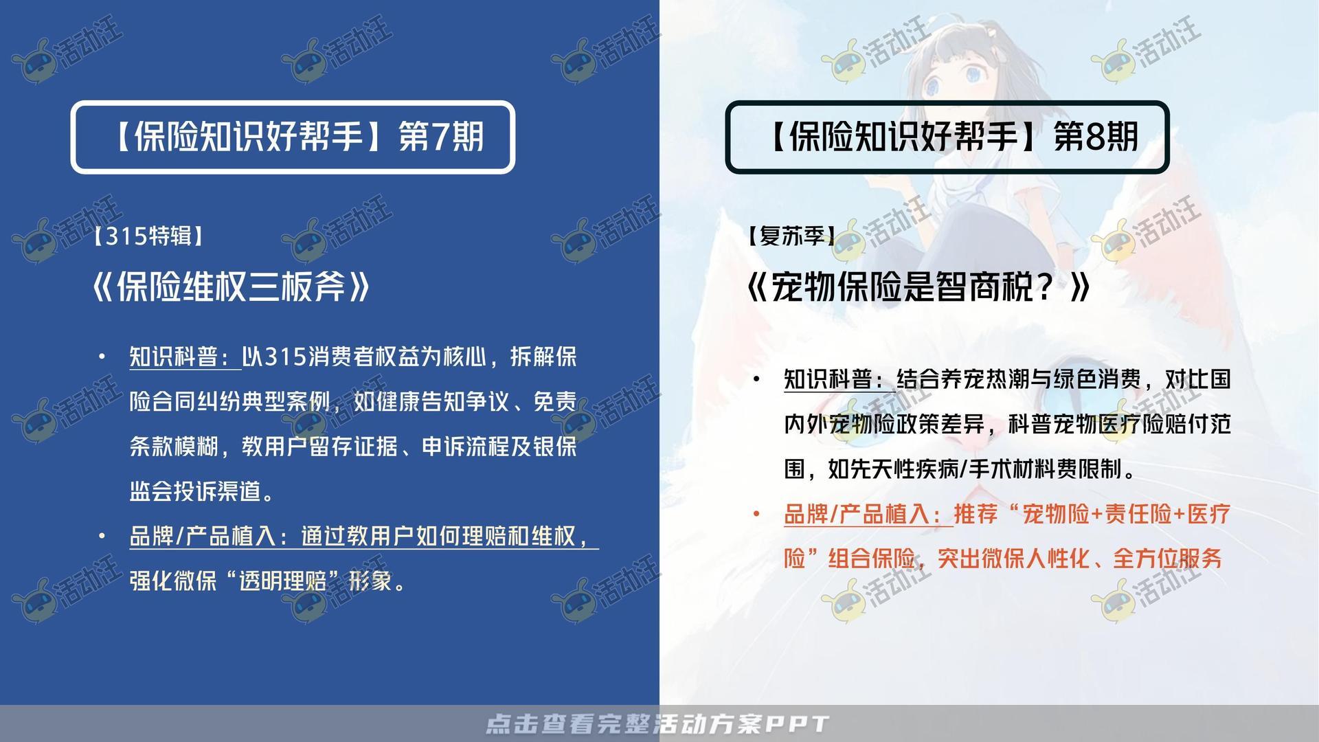 保险&金融行业短视频运营全案