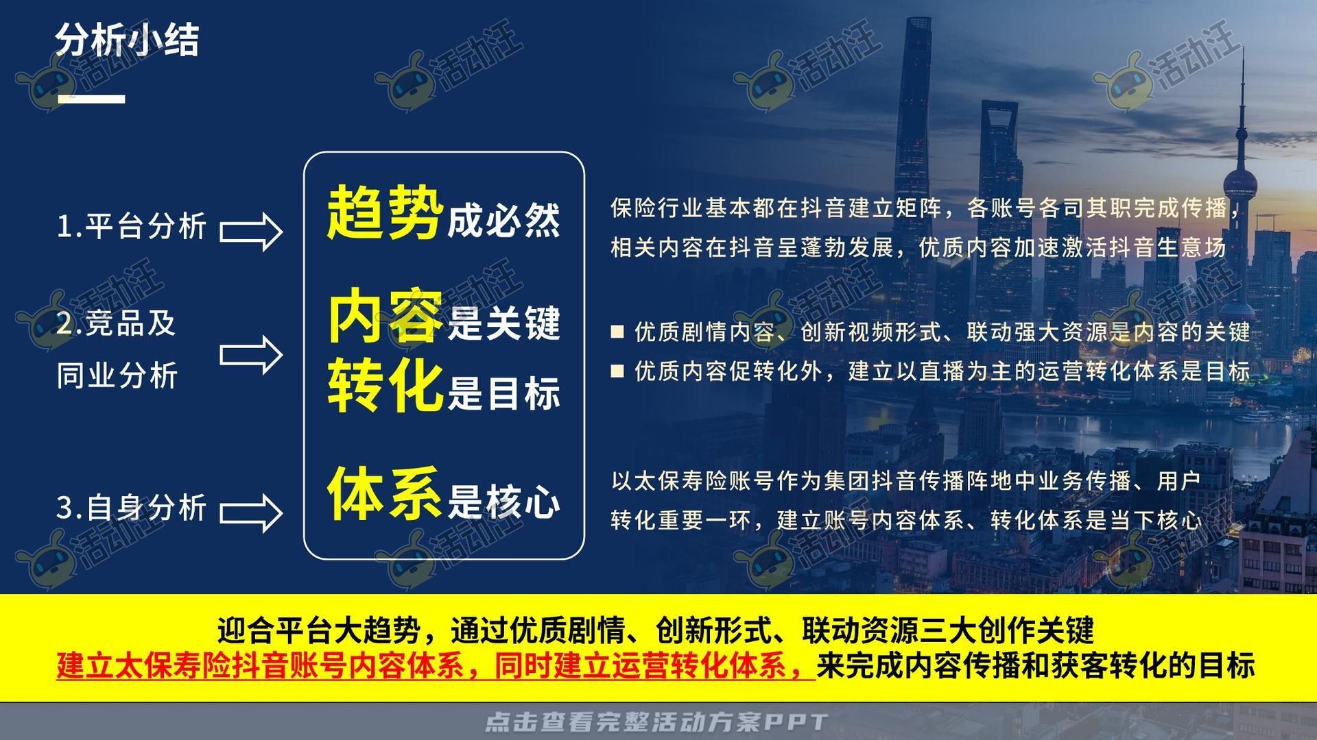 保险行业官方抖音号运营项目方案