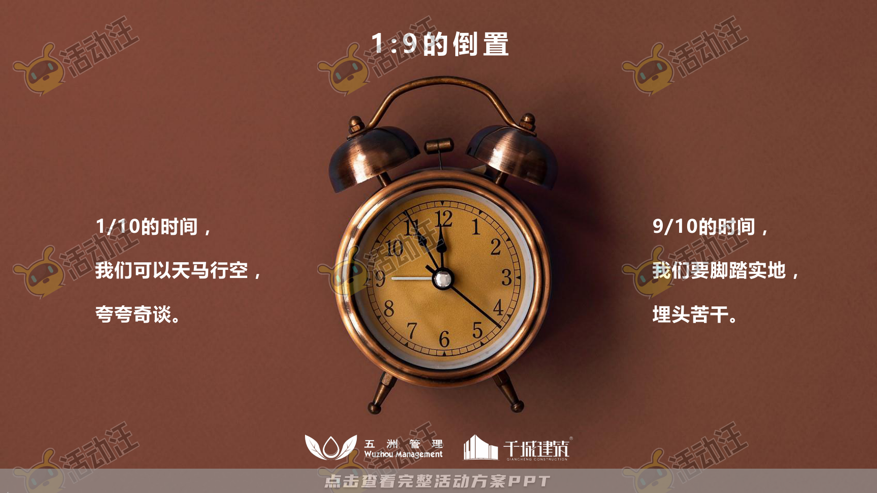 建筑行业高管/董事长季度会议年终大会汇报材料