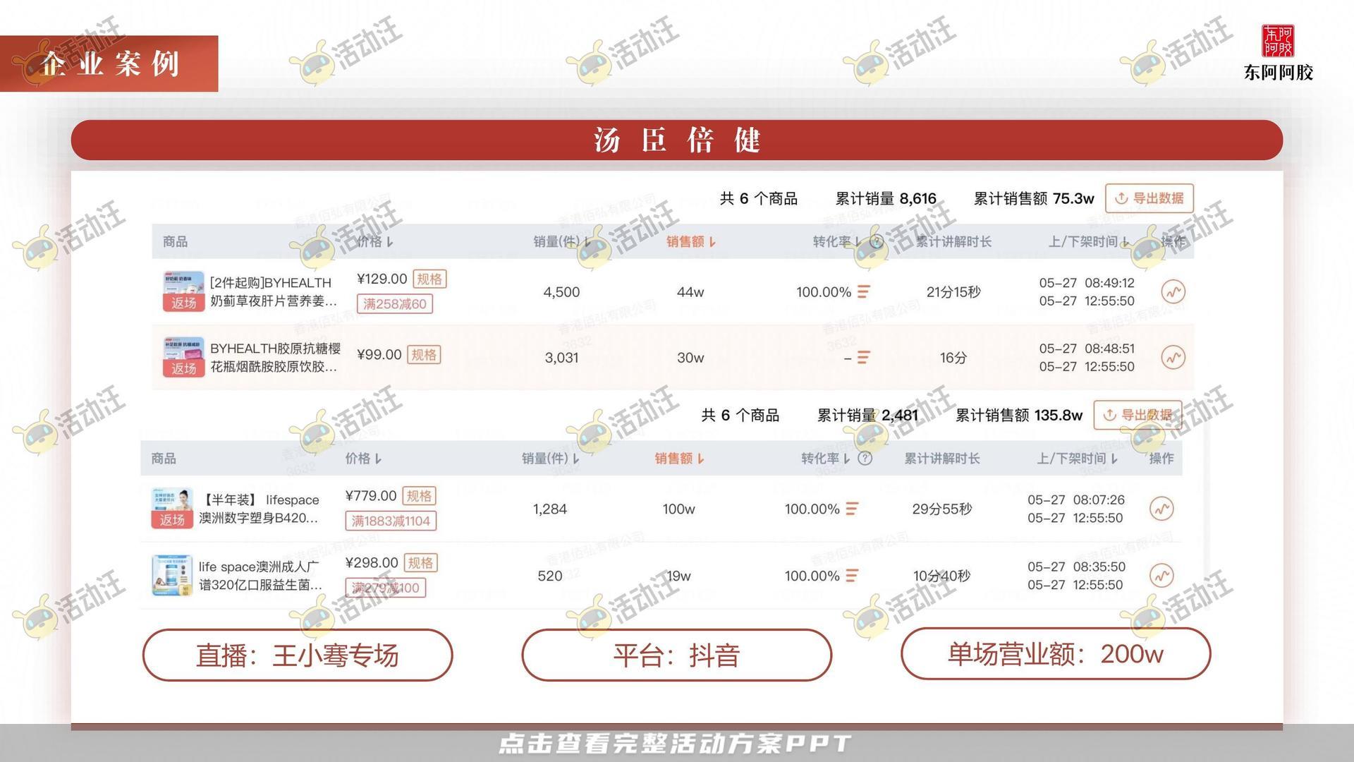 阿胶抖音直播方案