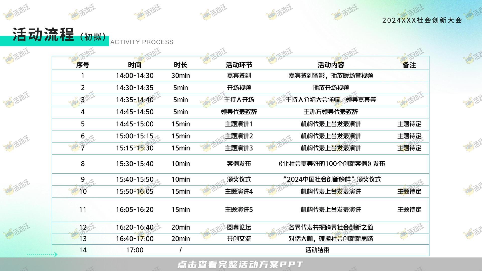 发布会活动策划方案