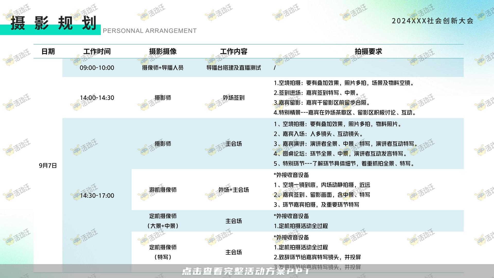 发布会活动策划方案