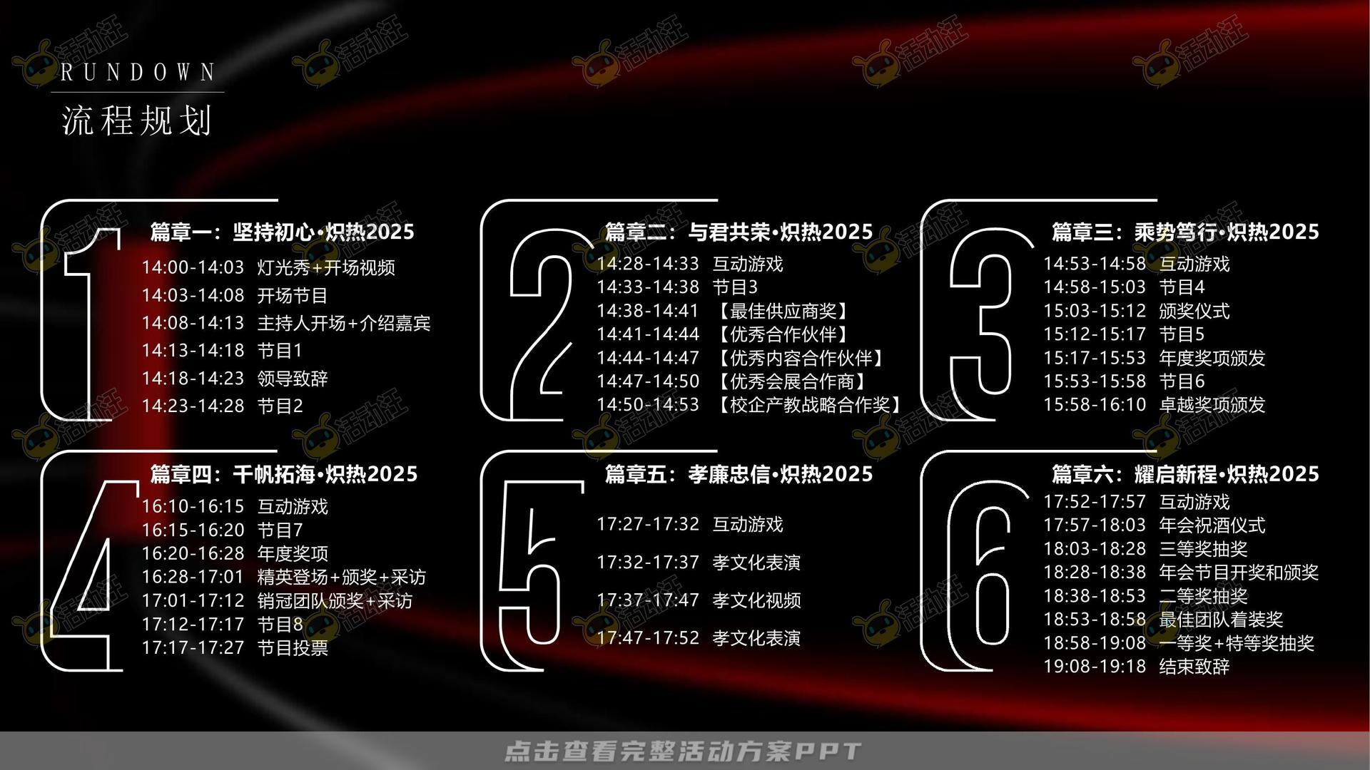 年会尾牙活动策划方案