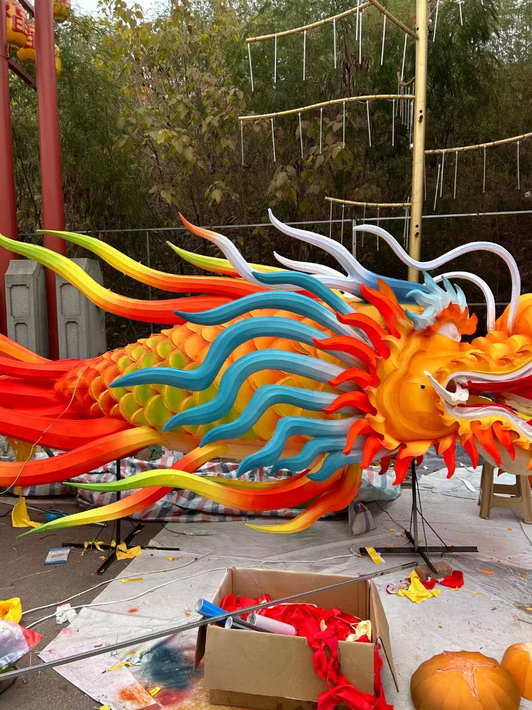 彩灯龙年