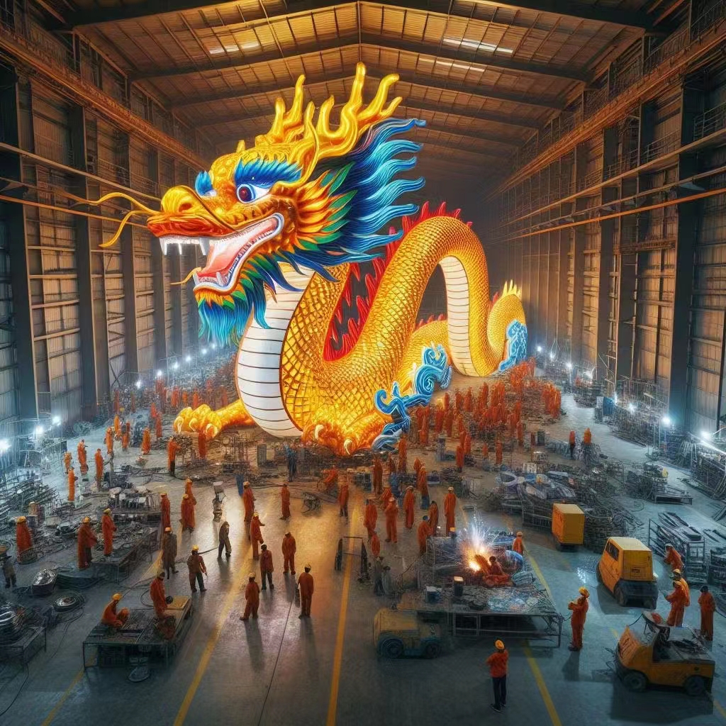彩灯龙年