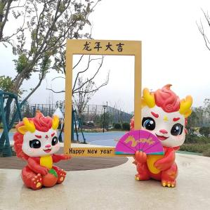 龙年雕塑吉祥物