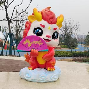 龙年雕塑吉祥物
