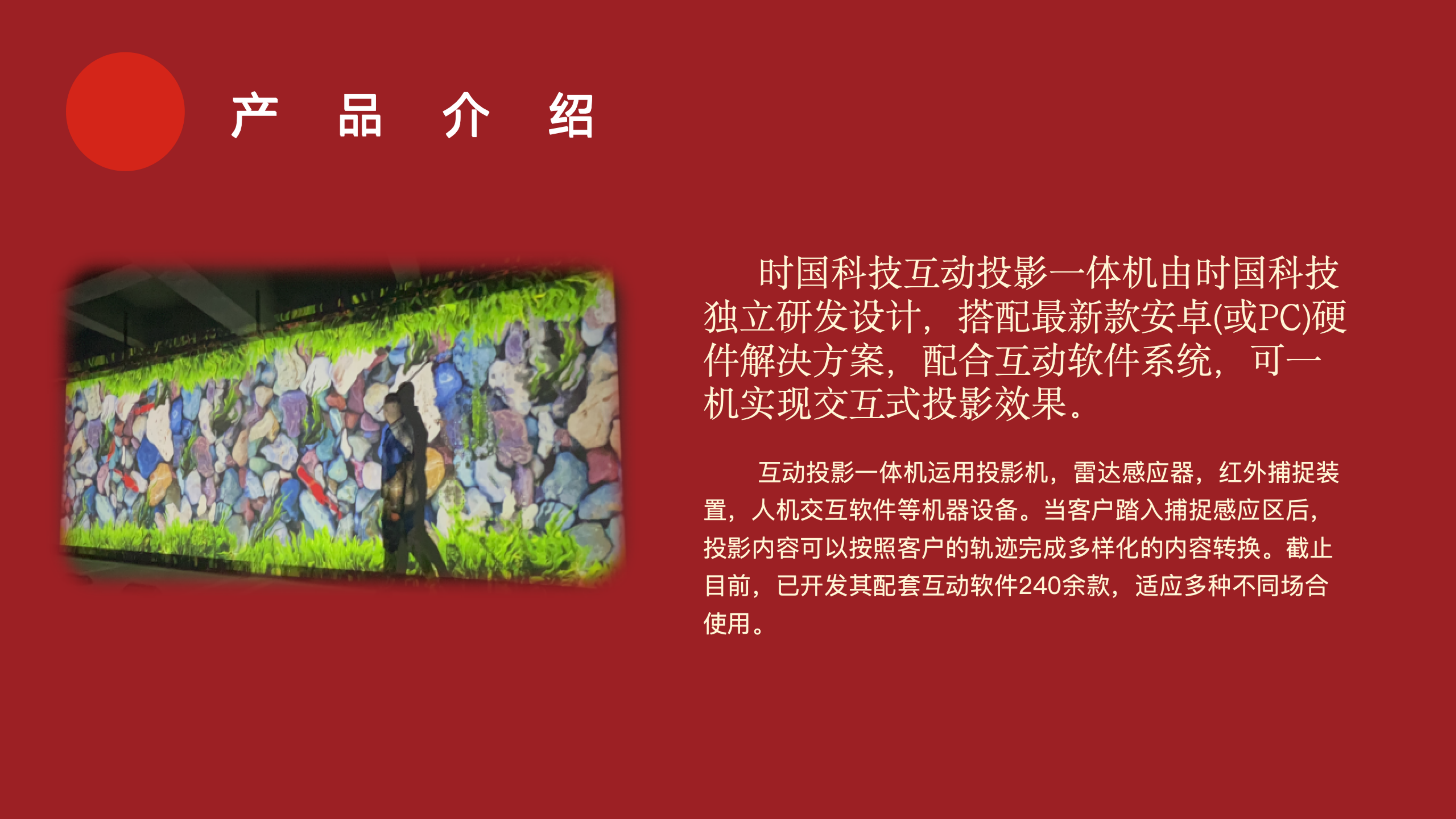 互动投影素材之好运锦鲤