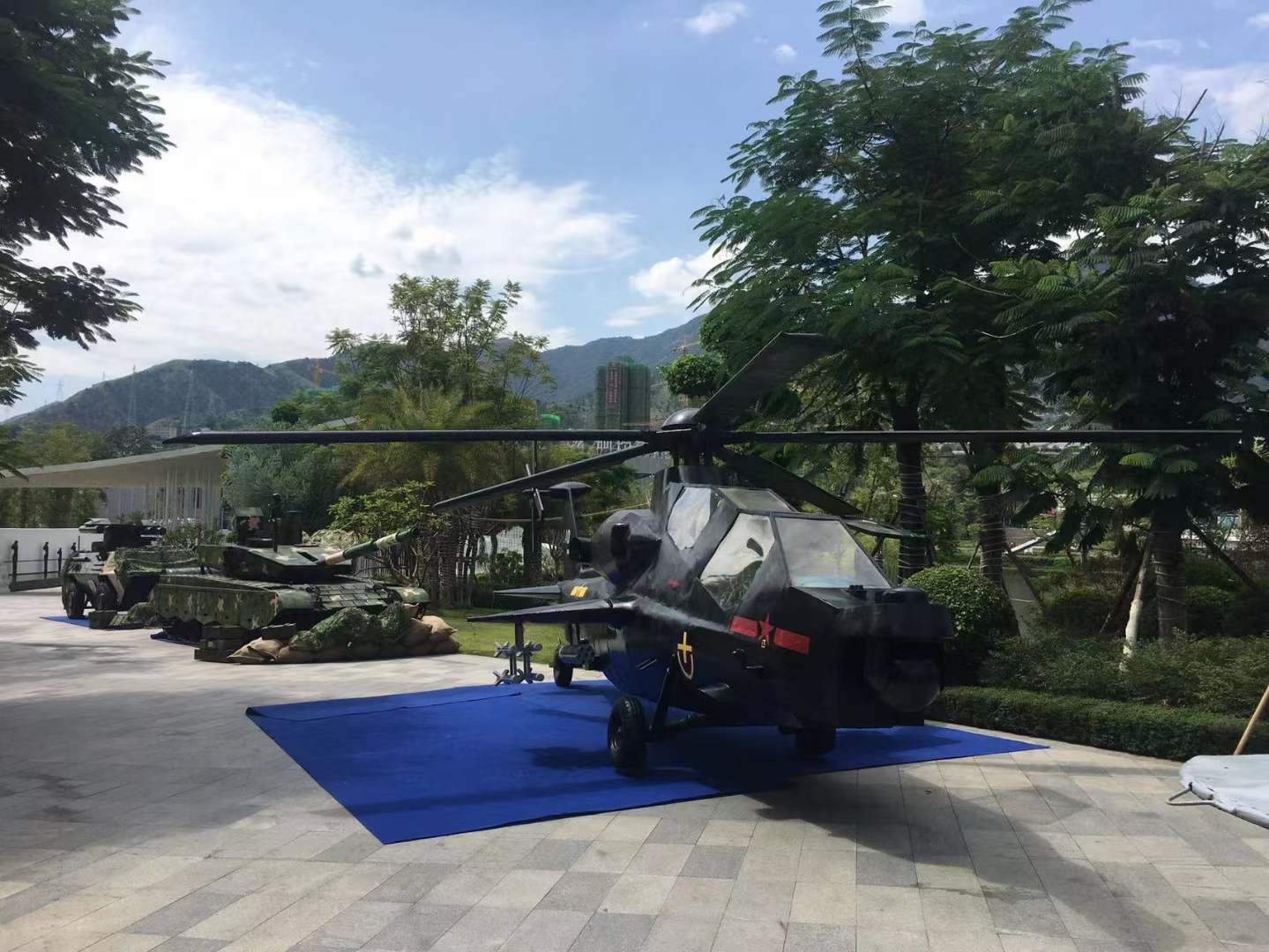 军事模型展军事题材模型活动道具
