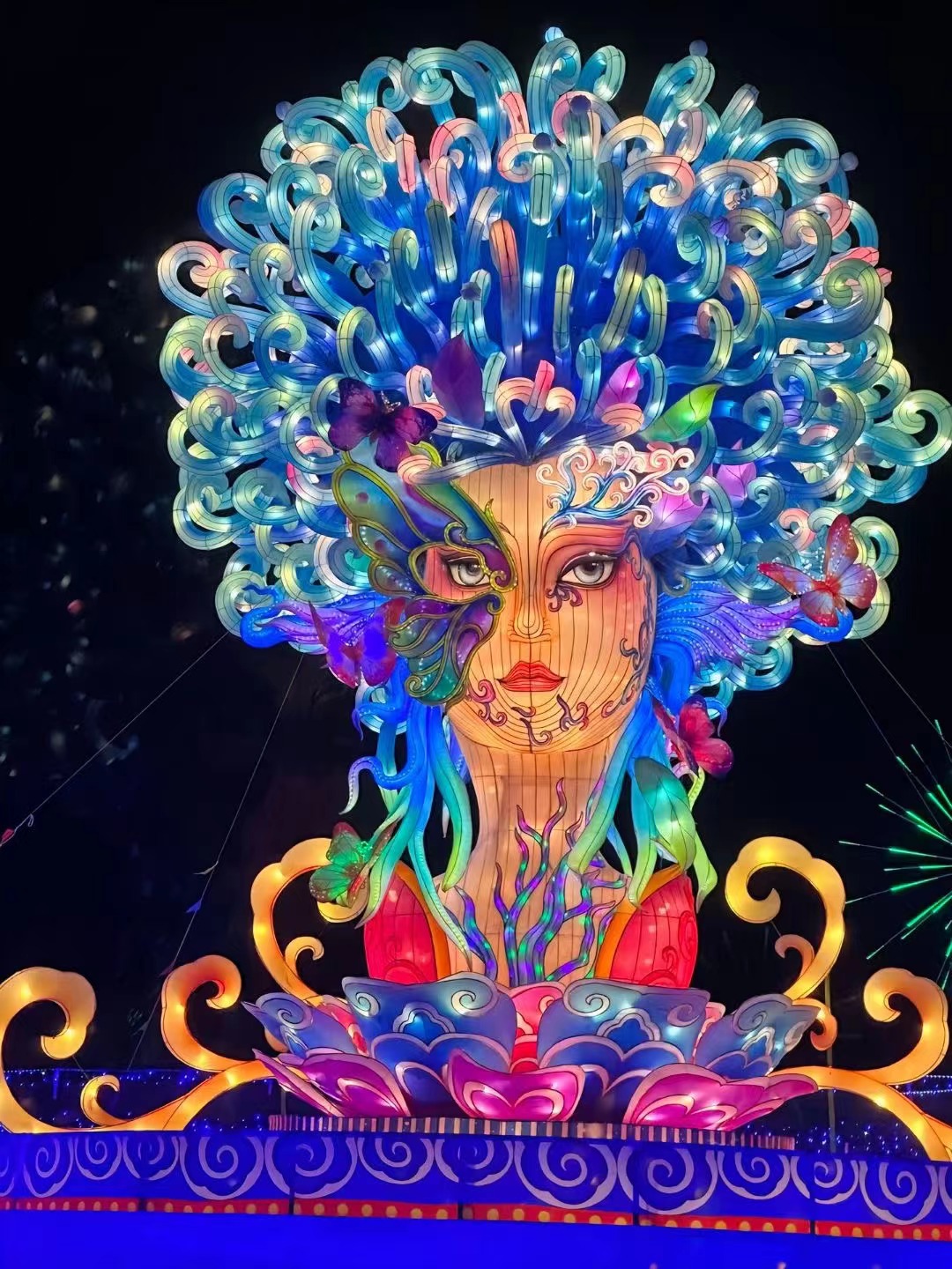 传统花灯彩灯，文旅夜游
