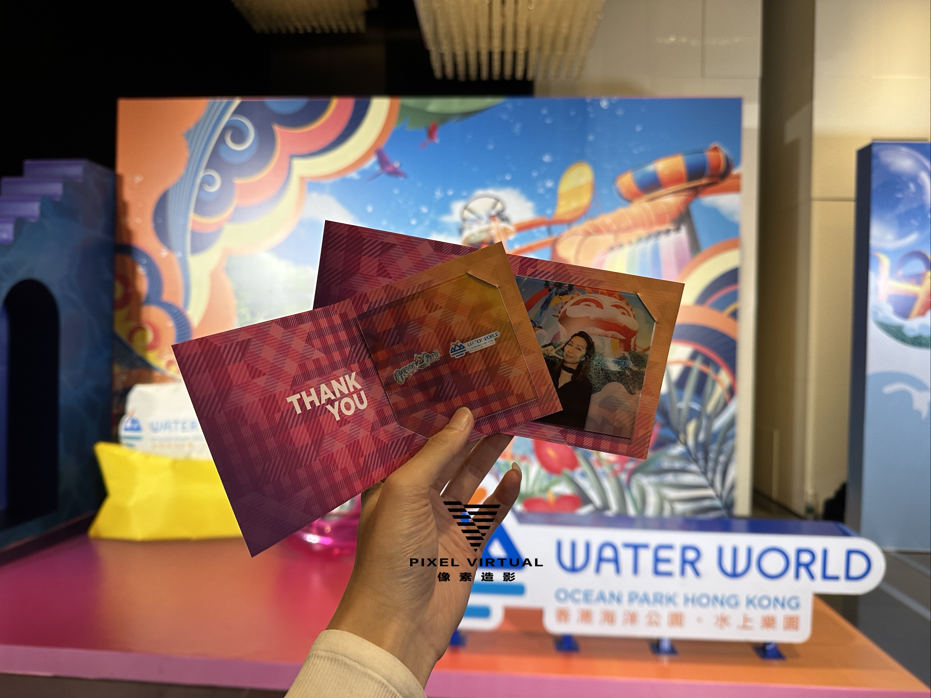 香港海洋公园主题3D翻转画互动