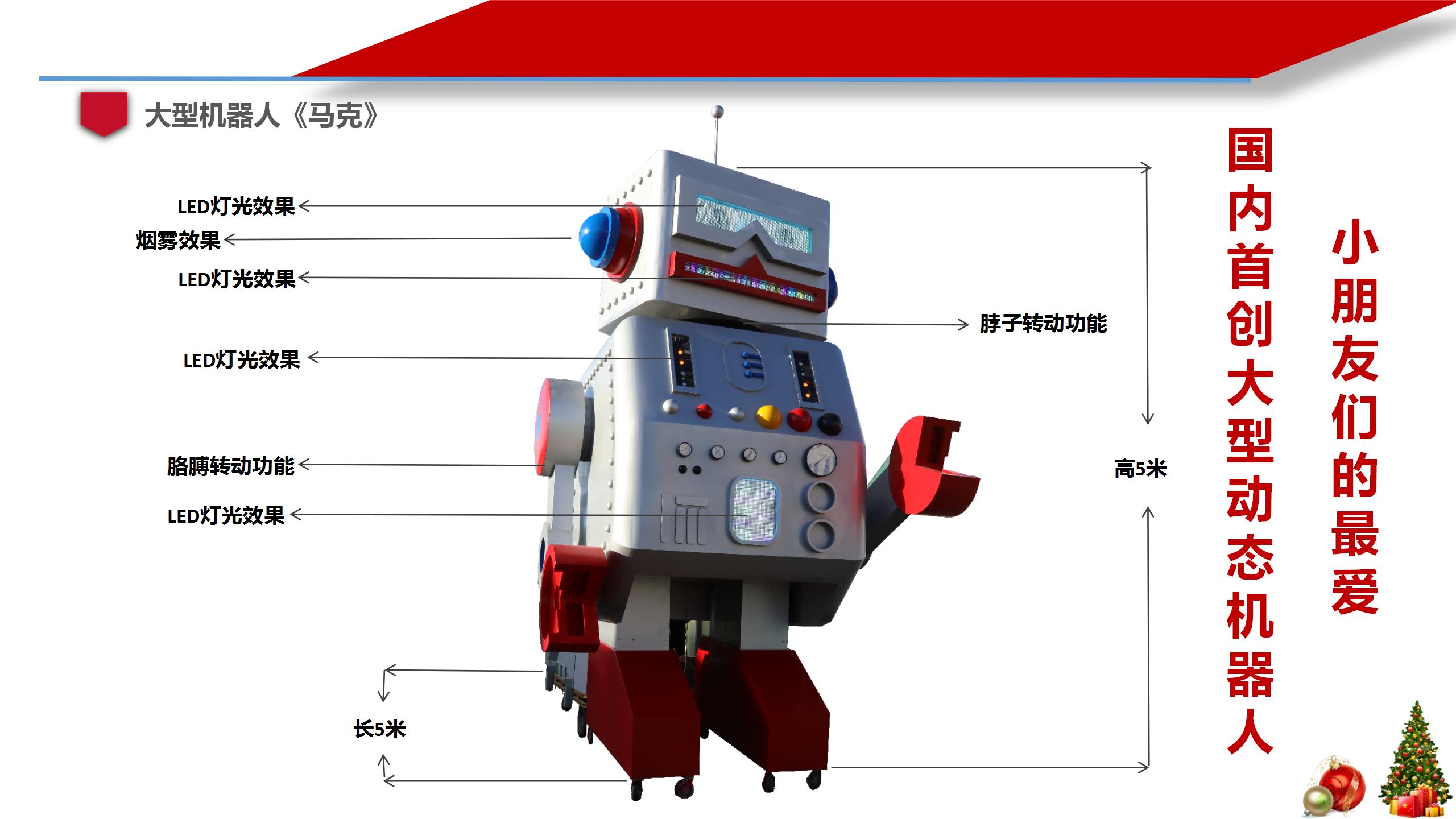 大型机器人《马克》展示，巡演