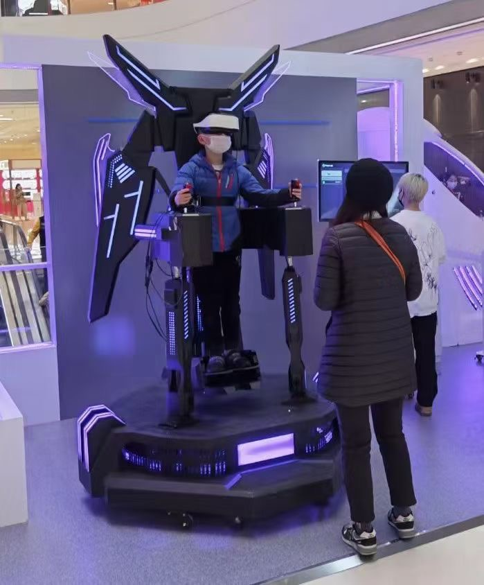 大型vr设备电玩vr体验馆商场游乐动感赛车机太空舱虚拟现实一