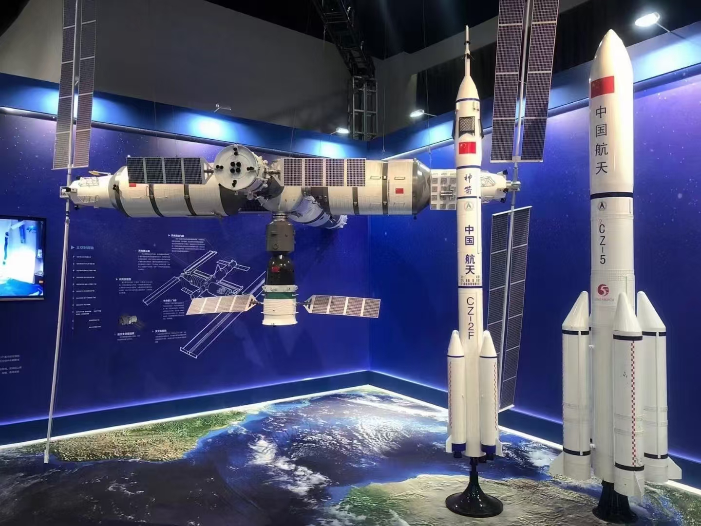 航空展，航天系列模型