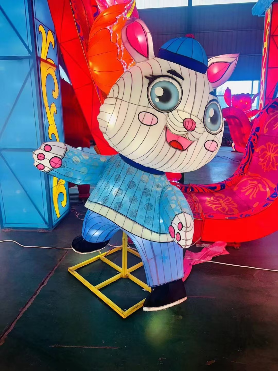 中秋系列花灯兔子