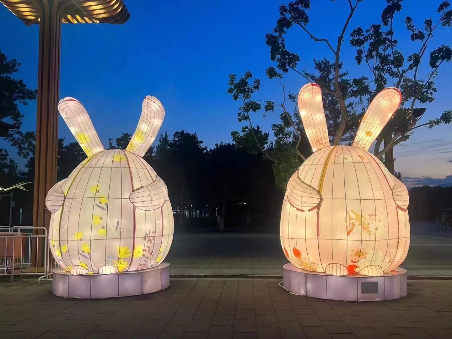 中秋系列花灯兔子