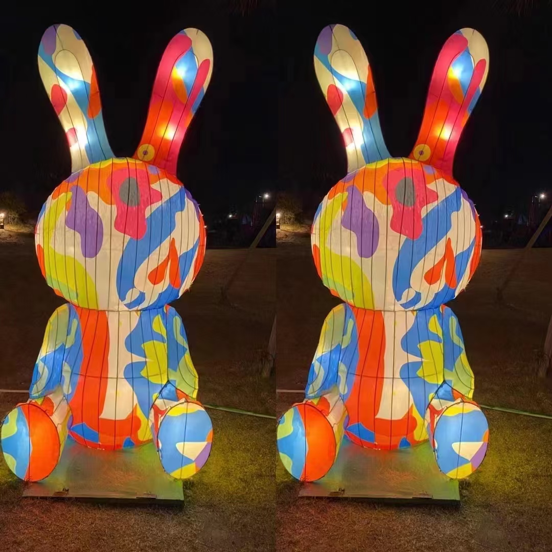 中秋系列花灯兔子