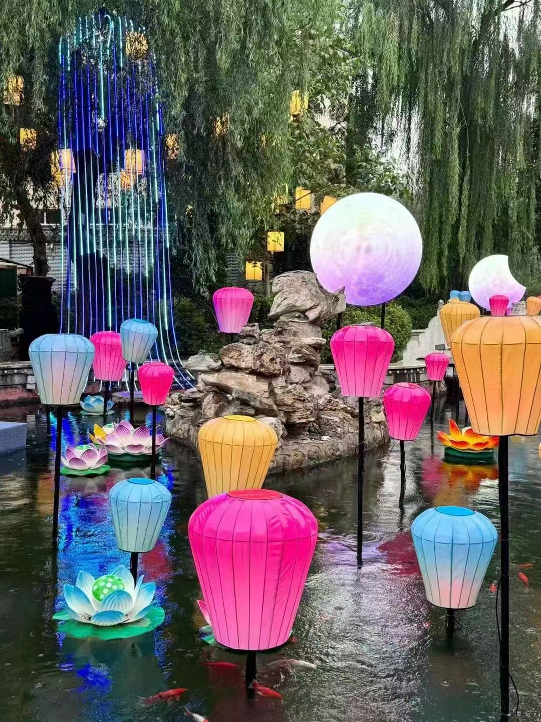 灯光主题造型，网红场景点打造