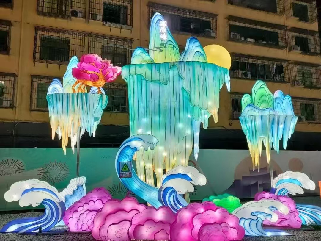 景区主题灯光亮化，不夜城场景打造