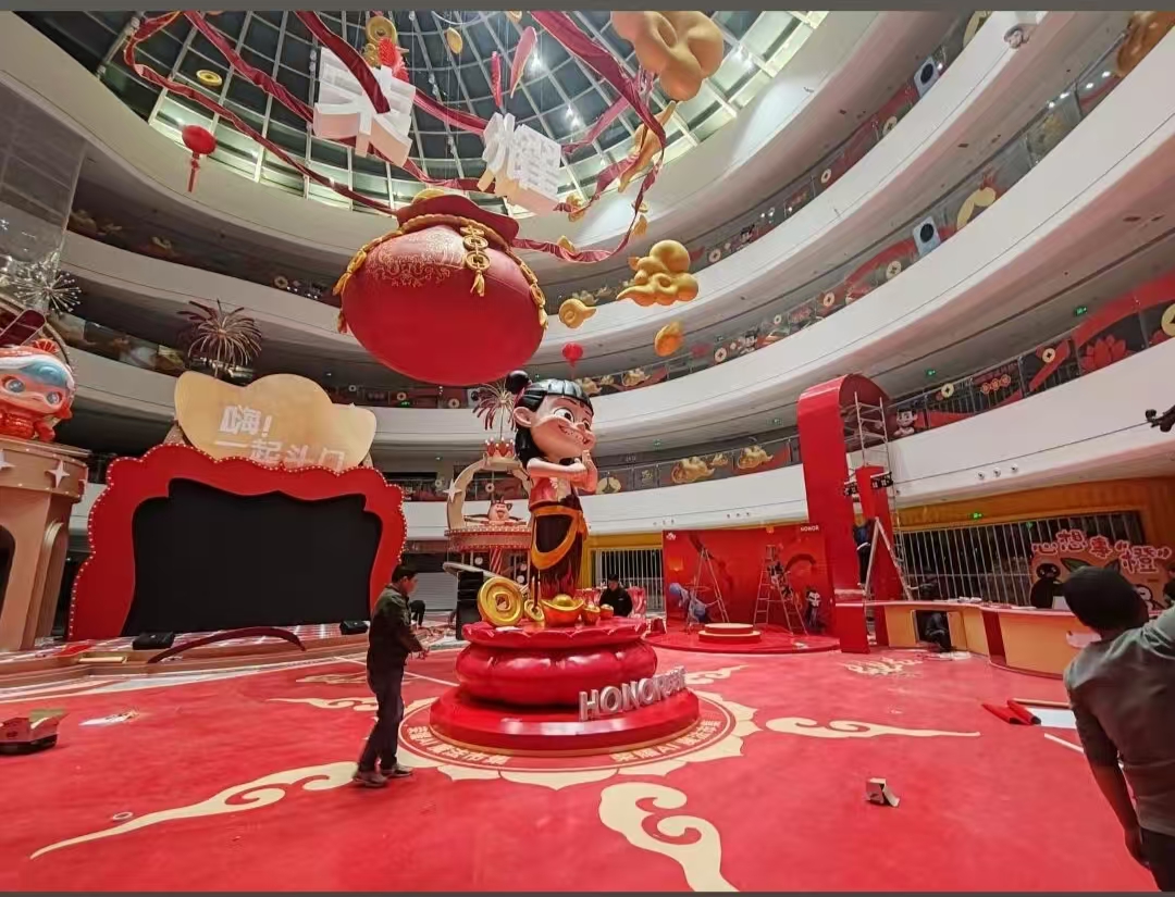 哪吒魔童降世玻璃钢造型