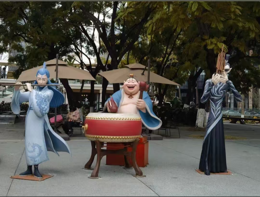 哪吒魔童降世玻璃钢造型