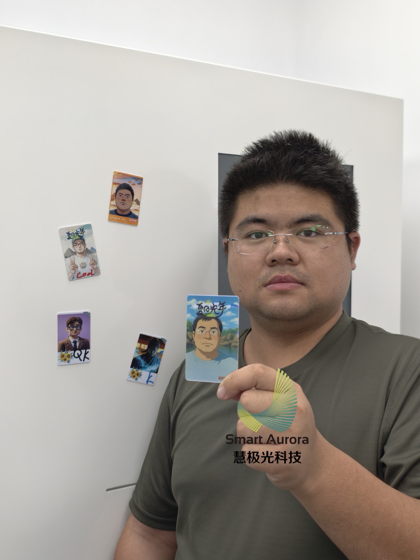展会展厅引流AIGC拍照打印定制磁吸冰箱贴 