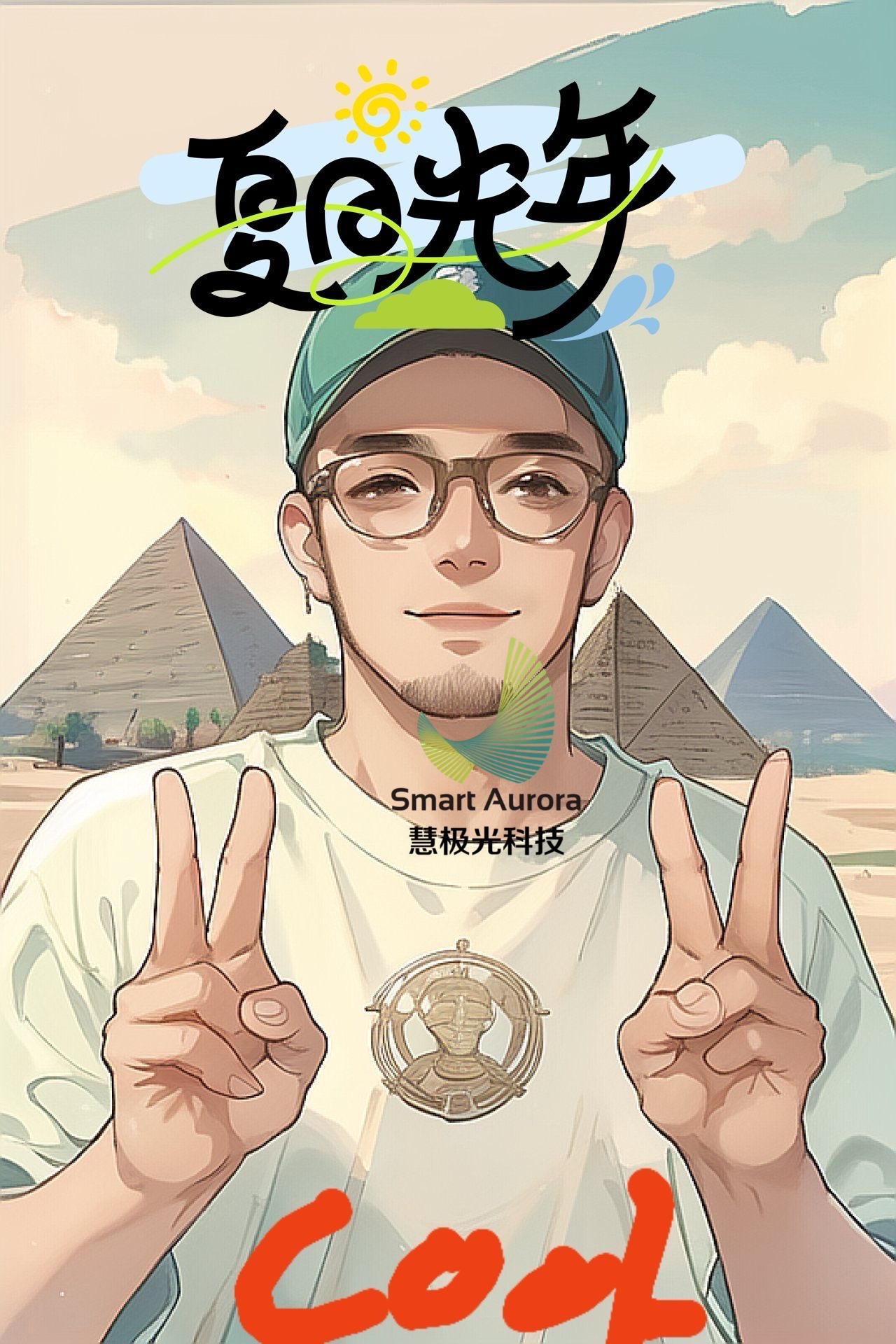 展会展厅引流AIGC拍照打印定制磁吸冰箱贴 