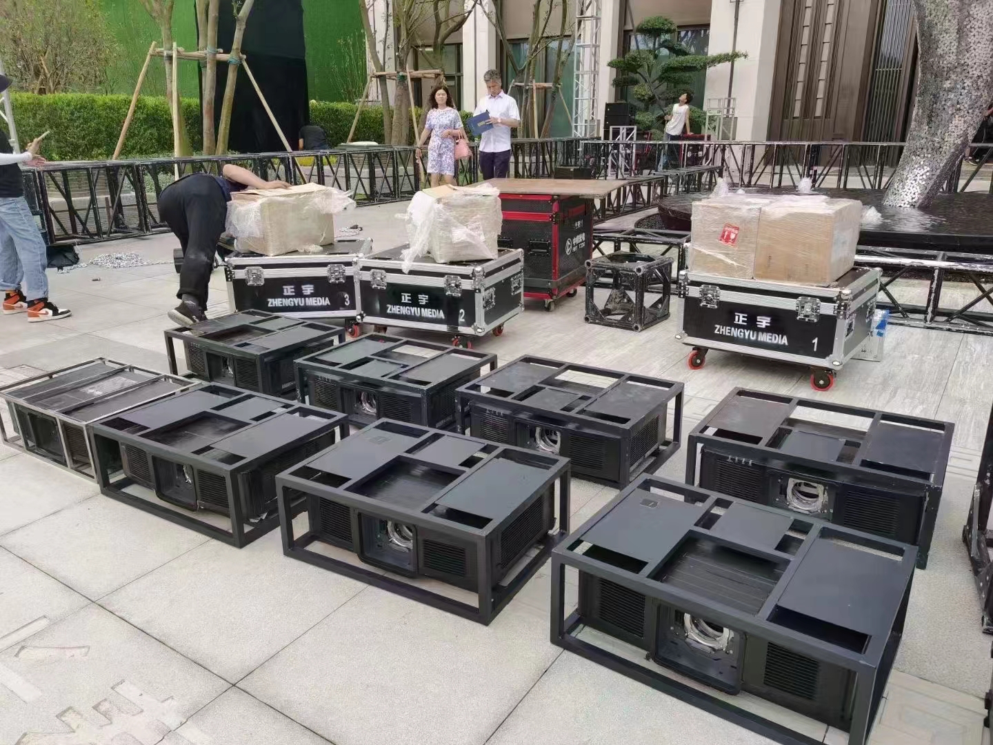 楼体投影秀古城楼内容支持定制硬