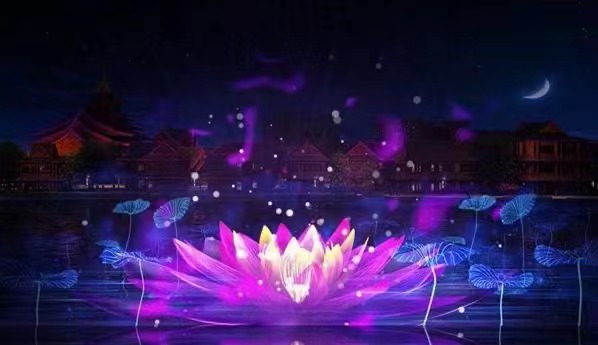 国内高端创意艺术水幕秀，音乐喷泉，全息水幕