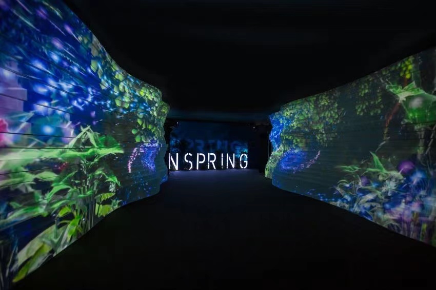 国内高端创意全息3DMapping通道，全息暖场，沉浸式走廊
