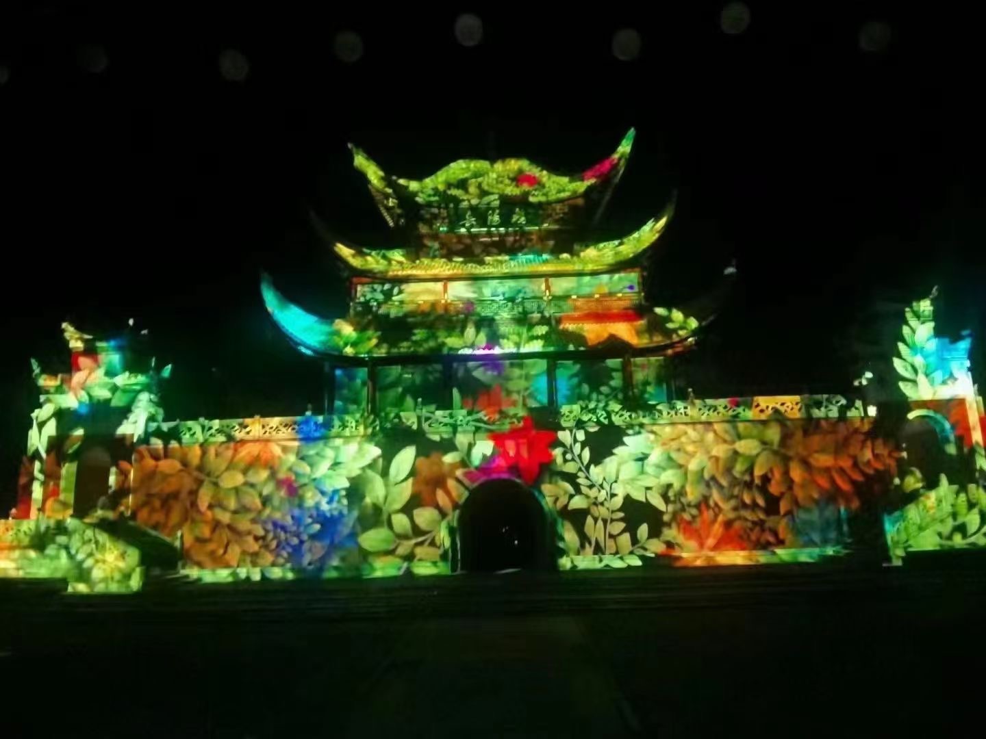 江南三大名楼之一岳阳楼3DMapping秀