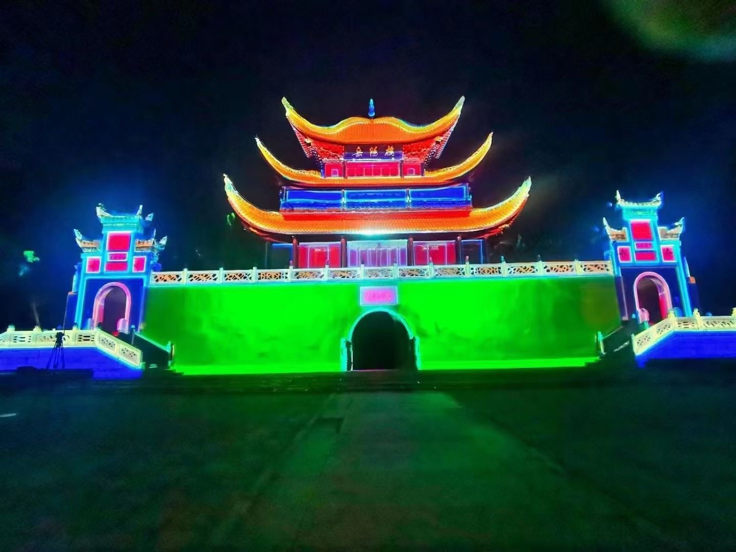 江南三大名楼之一岳阳楼3DMapping秀
