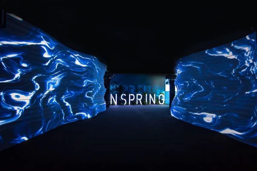 国内高端创意全息3DMapping通道，全息暖场，沉浸式走廊