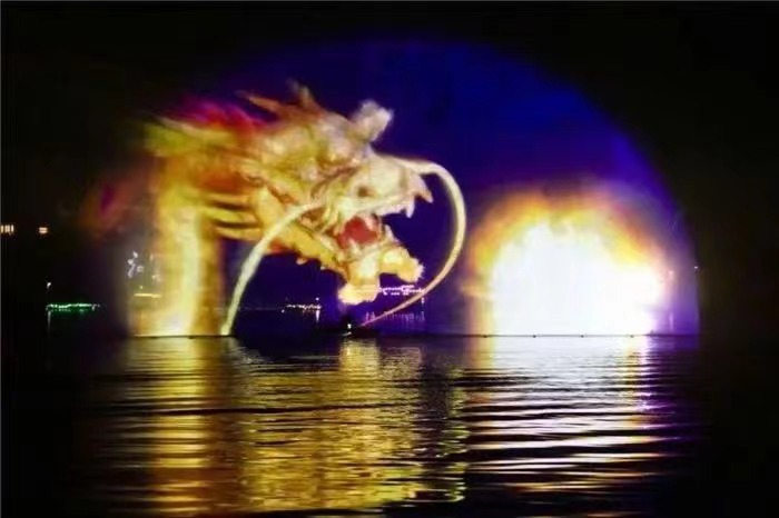 国内高端创意艺术水幕秀，音乐喷泉，全息水幕