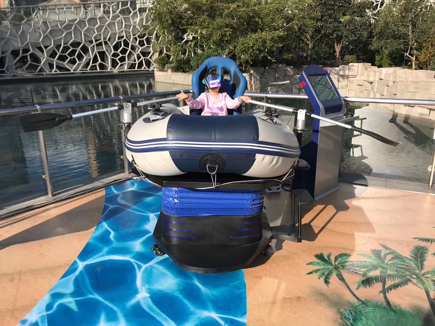精品VR设备出租9成新vr赛车双人太空舱体感游戏一体机租赁