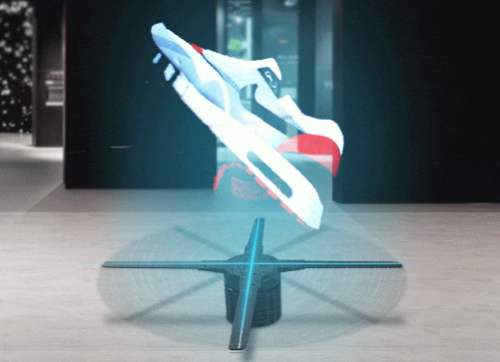 裸眼3D全息风扇互动球推杆全息广告机视频暖场道具 租赁全息风