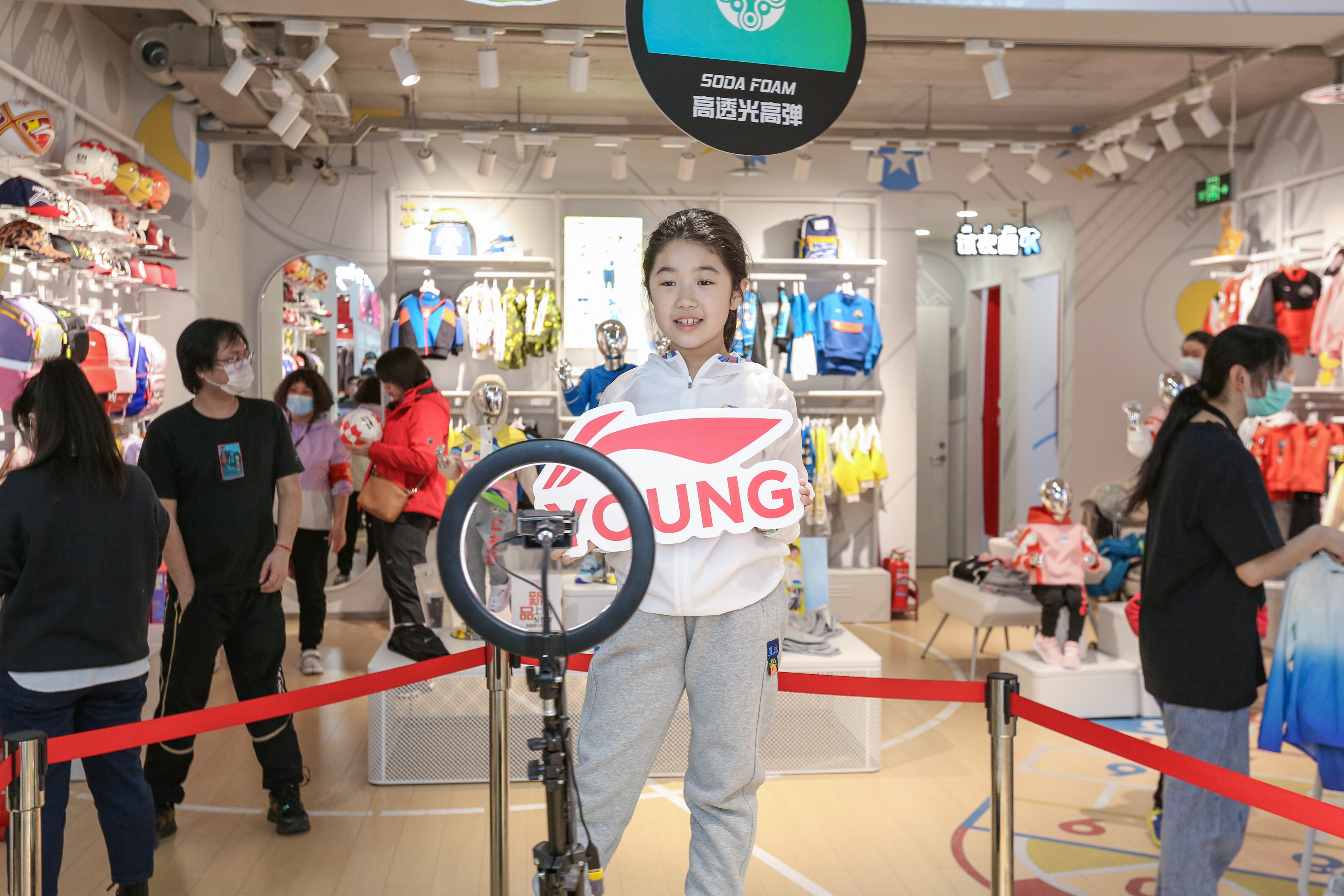 北京-新燕莎购物中心 李宁专卖店-子弹时间慢动作360度环拍