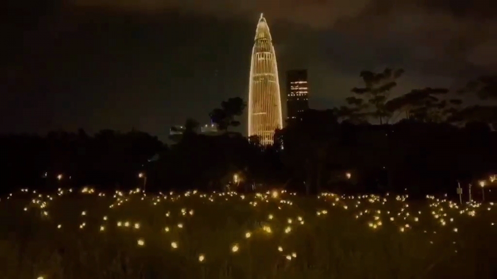 地插萤火虫灯美陈亮化引流文旅项目