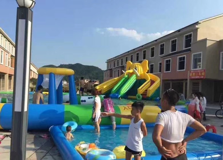 水上游乐资源设备   水上充气滑梯