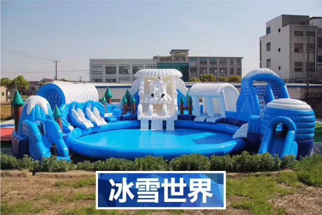 水上游乐资源设备   水上充气滑梯