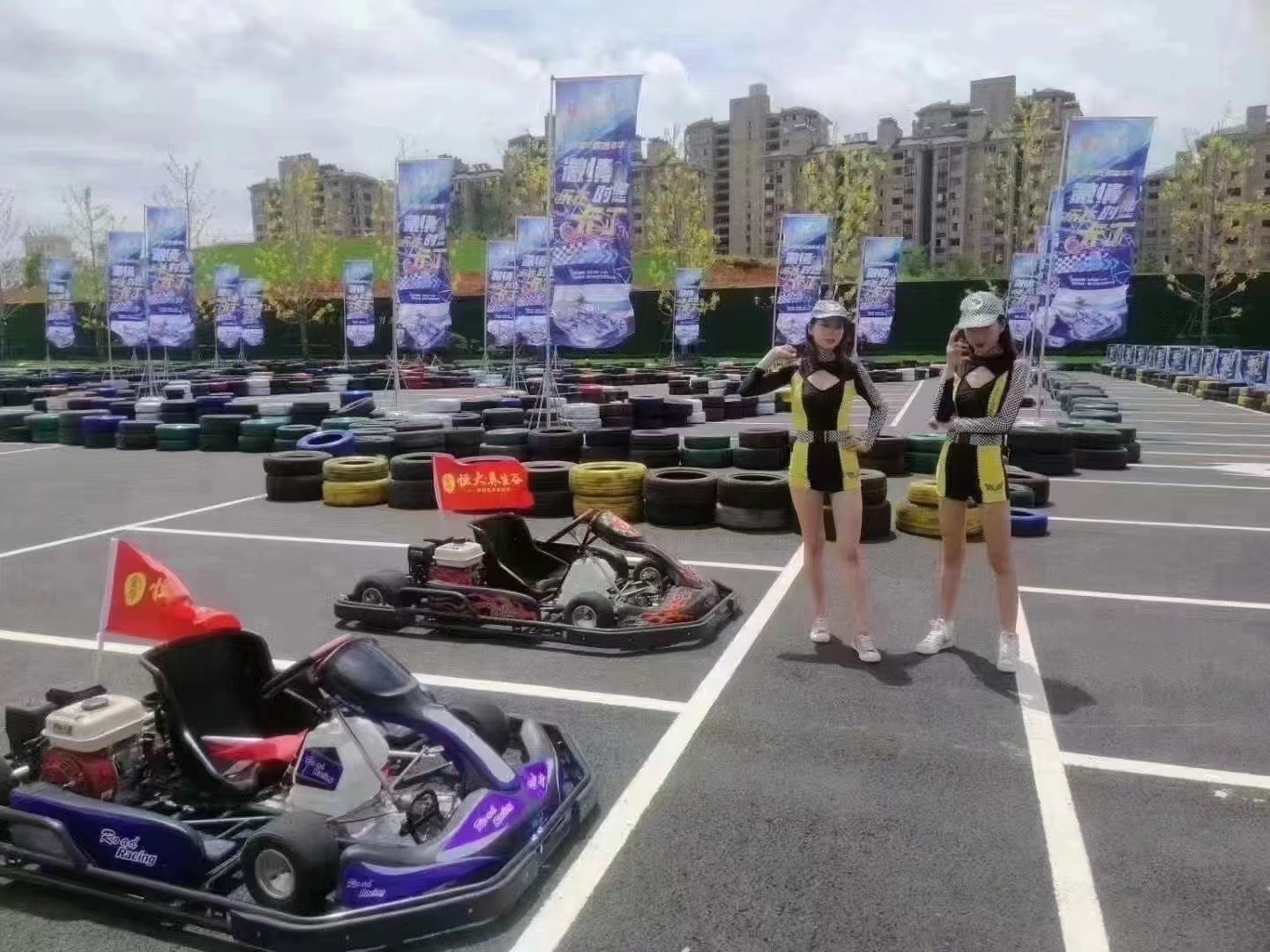 纯电烧油卡丁车