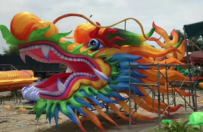 二月二龙抬头，花灯龙头