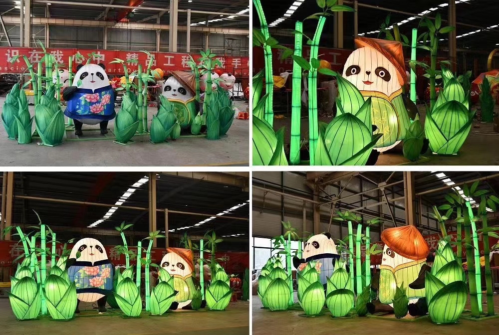自贡花灯彩灯造型定制