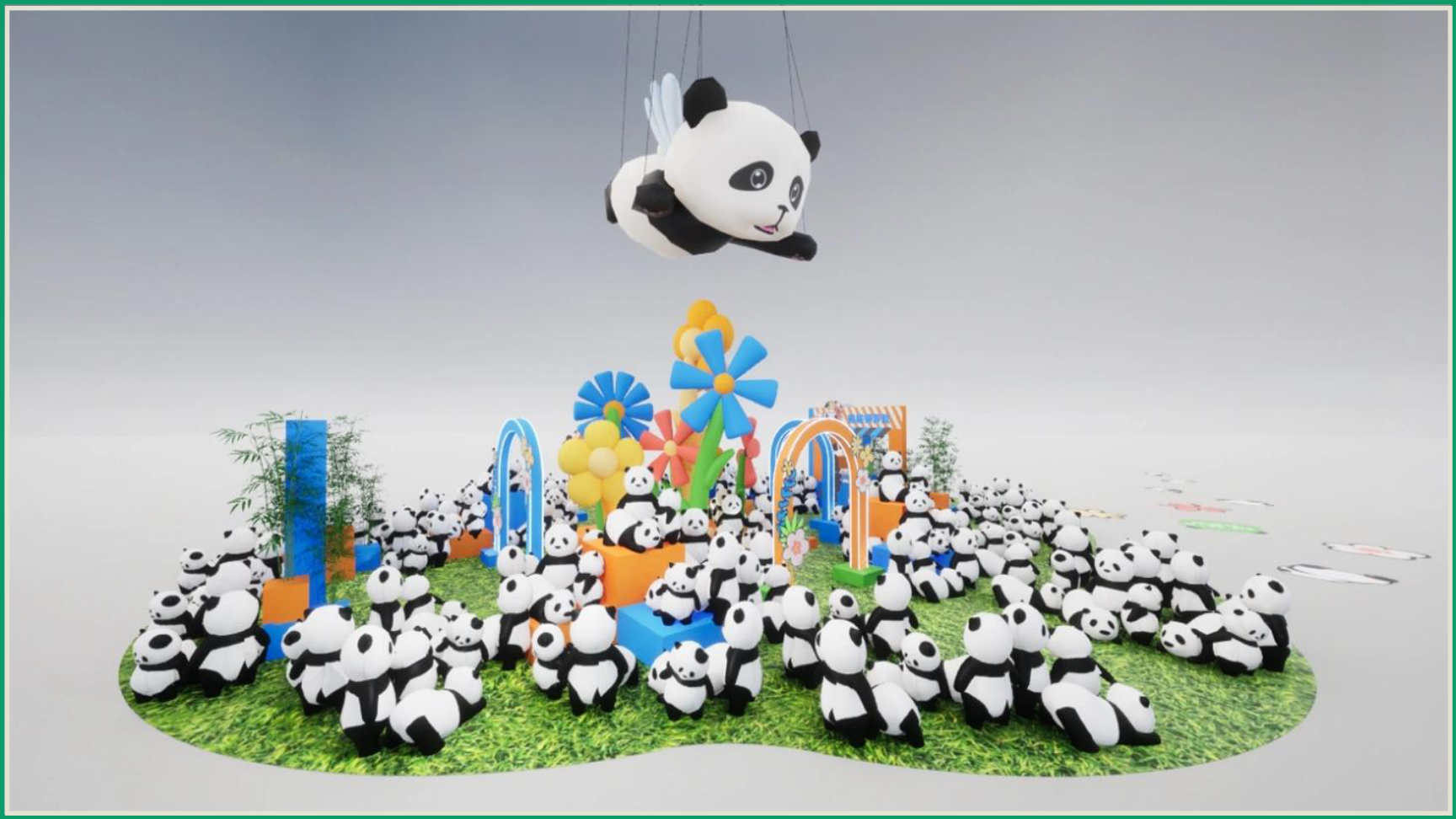 熊猫展-邮寄自己的大熊猫