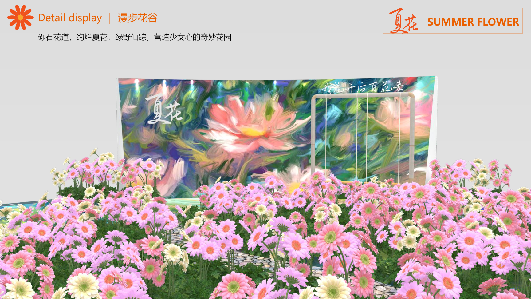 summer flower—夏季IP美陈 夏花